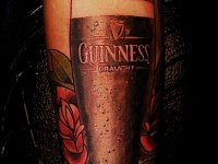 татуировка пиво