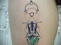 Тату в стиле графика