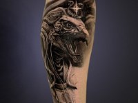 тату египетский Бог Гор