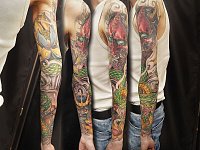 Татуировка рукава япония