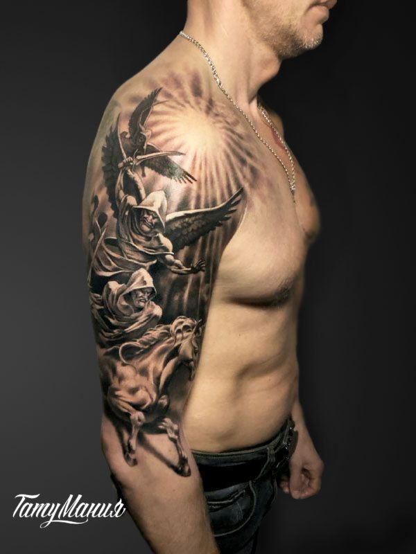 Тату всадники апокалипсиса