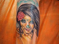 тату муэрто портрет