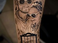 Тату в стиле портрет