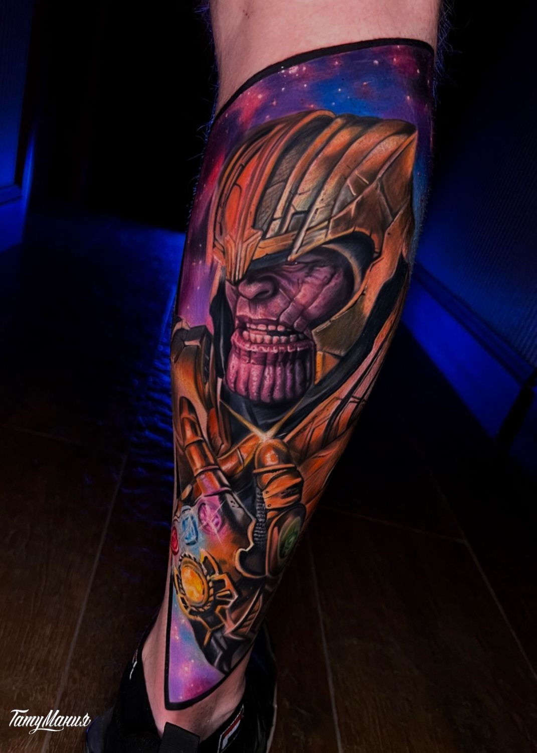 Тату Танос из Марвел