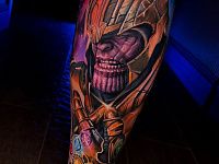 Тату Танос из Марвел