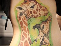 Татуировка жираф