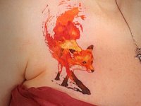 тату огненная лиса