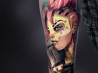 Тату Сомбра из игры Overwatch